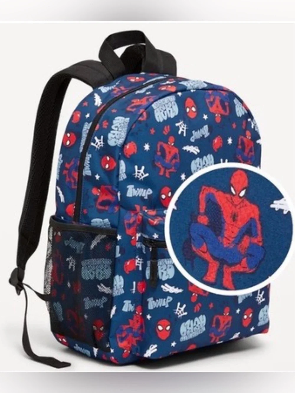 Spider-Man Blue & Red Kids Backpack full size NEW